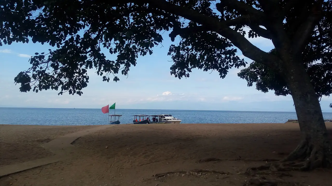 Boats on Lake Kivu