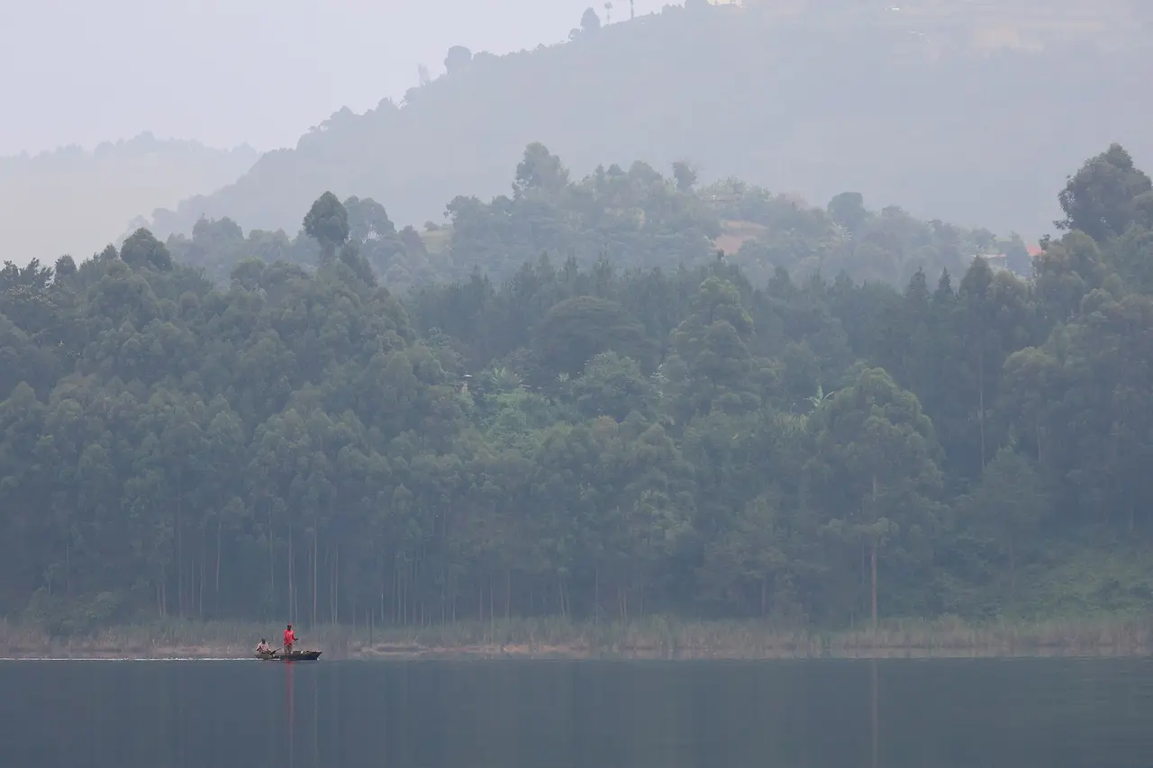 Lake Bunyonyi in the southwest